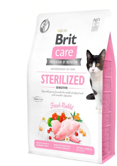 Croquettes Brit Care Sterilized Sensitive Sans Cereales - 2 kg