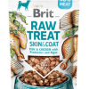 Brit Raw Treat Peau & Poil. Friandise et garniture lyophilisée. Poisson & Poulet, 40 g