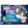 Paté pour chat FELIX sélection de poissons 4 x 85 G