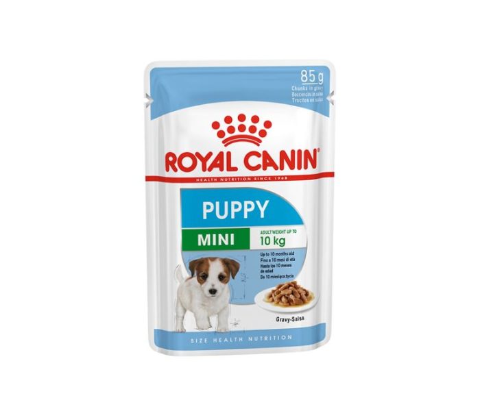 Royal Canin Mini Puppy in Gravy - 85 g | animalmarket.ma
