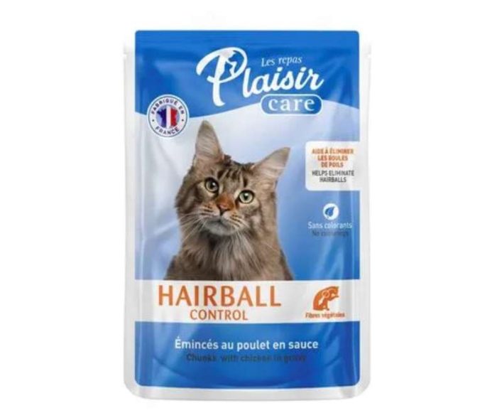 Plaisir Pochon Hairball Chat 85 Gr | animalmarket.ma