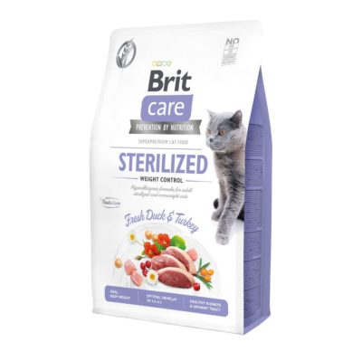Brit Care Cat sans céréales stérilisé contrôle du poids