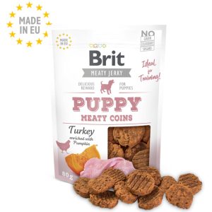 Brit Jerky Pièces de viande pour chiot à la dinde 80 g