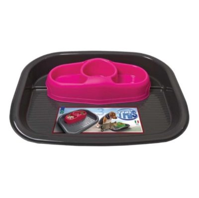 Bol Triple en Plastique - Pratique pour Animaux