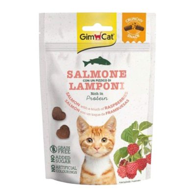 Gimcat Crunchy Snacks Salmon WRaspberry 50G