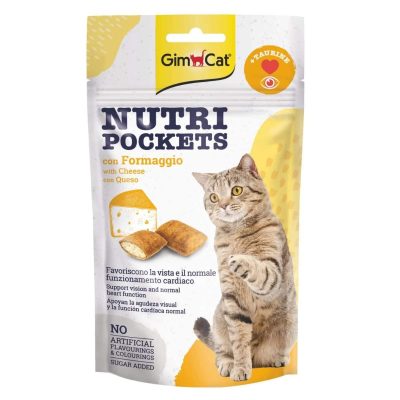 Gimcat Nutri Pockets With Cheese 60Gr