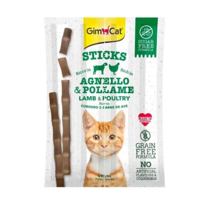 Gimcat Sticks Lamb & Poultry 4 Pcs