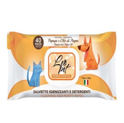 Lingettes hygiéniques et nettoyantes huile d’argan 40 pcs