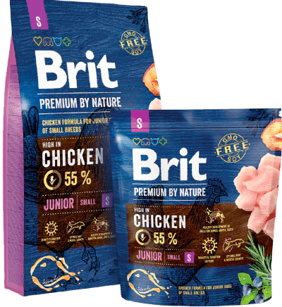 Brit Premium by Nature Aliment Sec Chien Junior Small 3 Kg