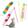 Tige de Jouet pour Chat avec Cloche et Plume - Amusement Assuré