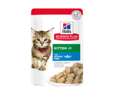 Pâtée Hill’s Science Plan pour chaton Kitten poisson de mer 85g | animalmarket.ma