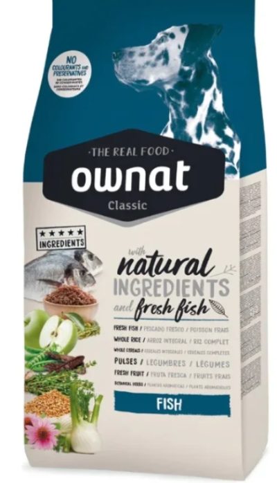 Ownat Classic Fish/Poisson (chien) 4kg