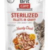 Brit Care Cat Aliment Humide Chat Sterilized. Fillets in Gravy with Hearty Duck 85