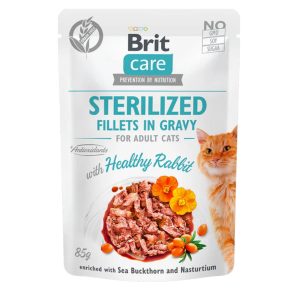 Brit Care Cat Aliment Humide Chat Pouch STERILIZED