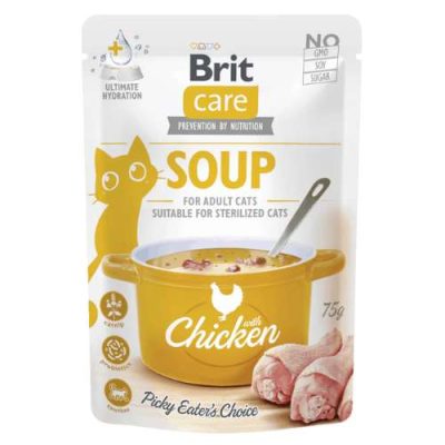 Brit Care Soupe au poulet pour chats 75 g | animalmarket.ma