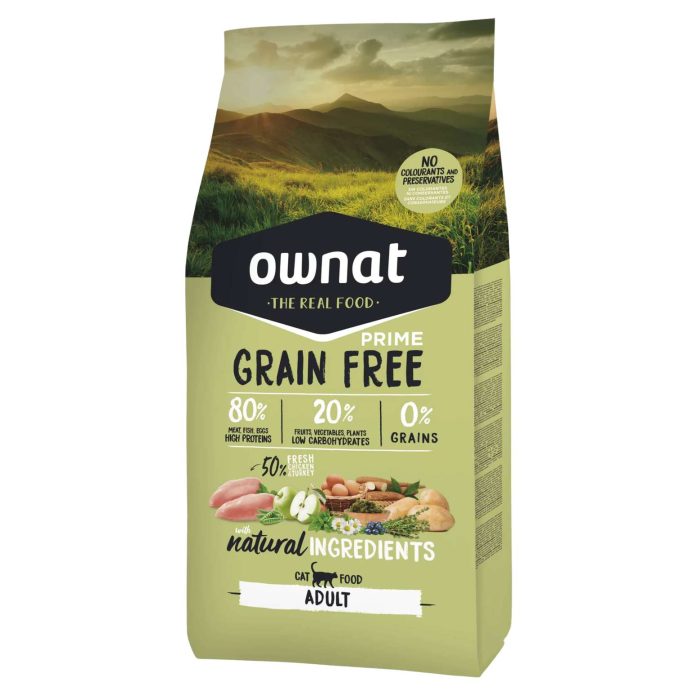 Ownat Grain Free Prime Adult pour chats