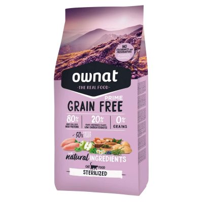 Ownat Grain Free Prime Sterilized pour chat