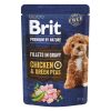 Brit Premium by Nature Dog Fillets in Gravy Chicken & Green Peas (Poulet en Sauce et Petits Pois) 85 g