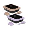 Kit Bac à Litière Pour chat BIRBA KIT ( Box + Scoop + Bowl)