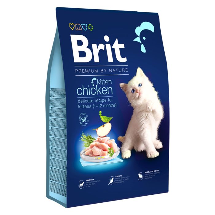 Brit Premium By Nature au Poulet pour Chaton 1.5kg