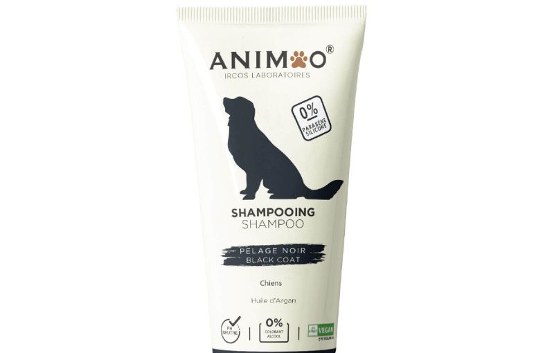 ANIMOO Shampooing Pelage Noir 200ml pour chien et chat