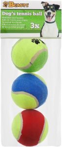 Lot De 18 Balles De Tennis Pour Chien - Diamètre 5cm, Jaune, Pour Lance-balles Et Jeu