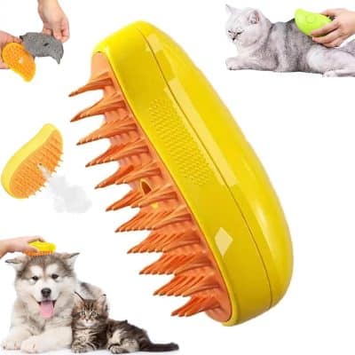 Brosse à vapeur Électrique  pour chat et chien