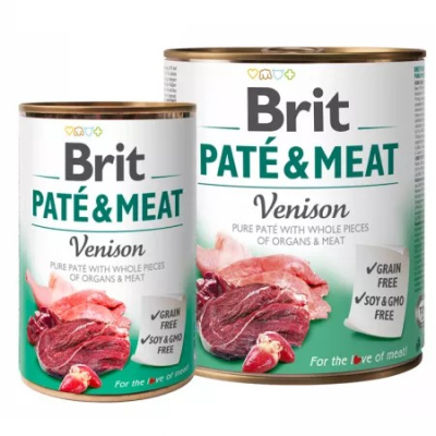 Brit Aliment Humide Pate & Meat Venison (Sanglier )400 g