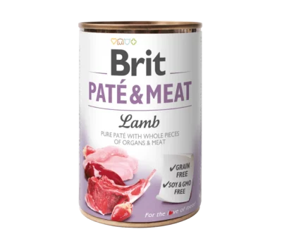 Brit Aliment Humide Chien Paté & Meat Lamb 400 g