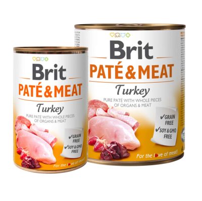 Brit Paté and Meat – Turkey (Dinde) 400g