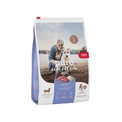MERA CROQUETTES PURE SENSITIVE MINI POUR CHIEN - AGNEAU ET RIZ - 4KG