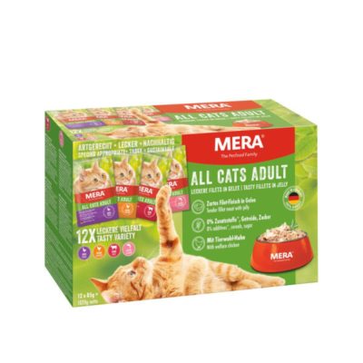 MERA All cats adult pochons 85g (4 saveurs populaires)
