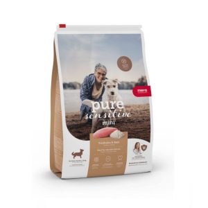 MERA CROQUETTES PURE SENSITIVE MINI POUR CHIEN - DINDE ET RIZ (4kg)