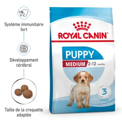 Royal Canin Aliment Sec Chien Medium Puppy 4KG