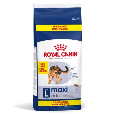 Royal Canin Maxi Adult - 15 Kg (3 KG gratuits)