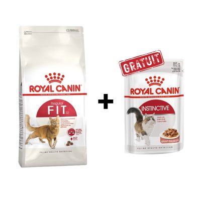 Royal Canin Fit (pour chats) 400g + 1 Pâtée Instinctive Offerte