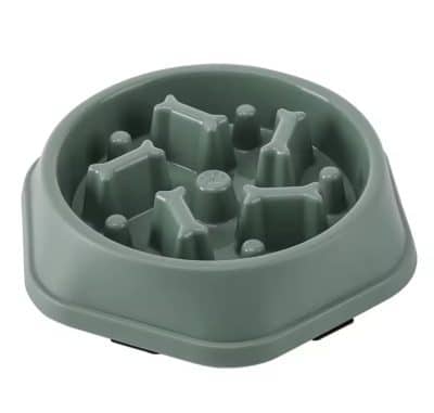 Gamelle anti-étouffement pour chien.