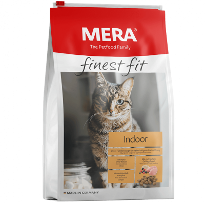 MERA CROQUETTES  FINEST FIT INDOOR AU POULET – POUR CHAT – (1.5kg)