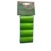 Sacs hygiéniques Parfumés verts compostables 4 rouleaux 4*15pcs ( Sacs à Crottes)