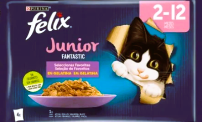 Purina Felix Fantastique Junior 4x85g