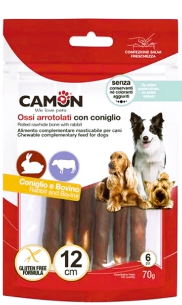 ROULEAUX DE LAPIN 12CM X 70G X 6PCS