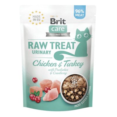 Brit Care - Raw Treat Chat Urinary ( Poulet & Dinde) - 40 g