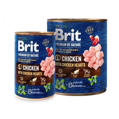 Brit Premium by Nature Poulet aux cœurs 400 g
