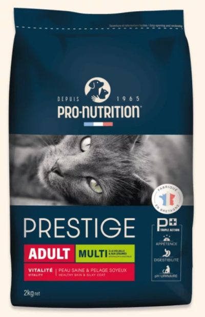 Prestige Croquettes Adult Multi - Saveur Volaille & Légumes 2kg.