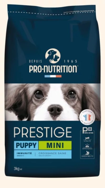 Prestige Croquettes Puppy Mini chiot de petite taille 3kg.