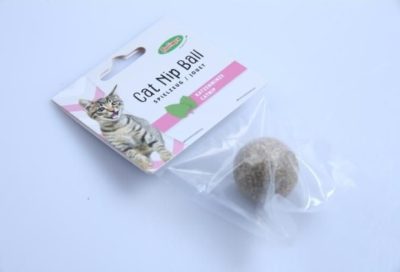 Balle, herbe à chat, Ø3cm.