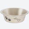 Gamelle pour chien En Acier inoxidable  Diamètre 21 cm.