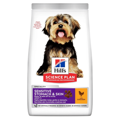 Hill's SCIENCE PLAN Small & Mini Adulte Sensitive Stomach & Skin Poulet 1,5 Kg