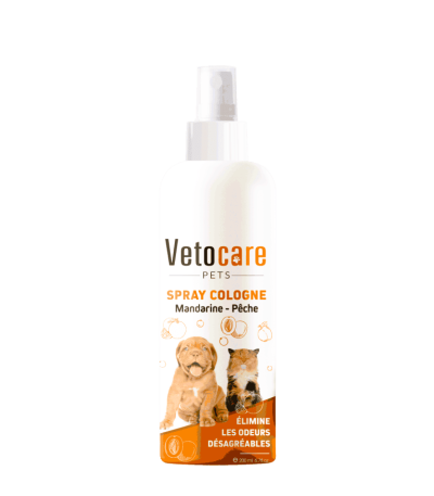 Vetocare pets spray Cologne mandarine pêche 200ml