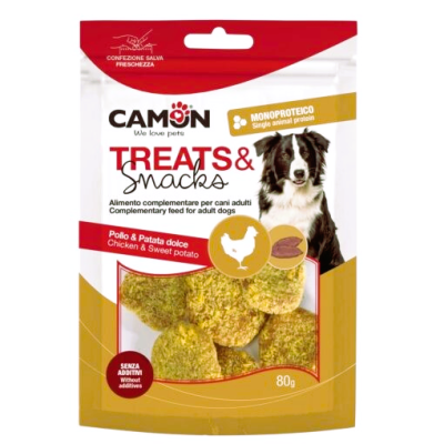 Camon Médaillons de poulet panés à la patate douce 80g
